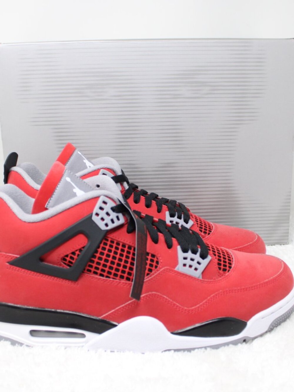 Nike Air Jordan 4 Retro Toro Bravo Shoes NEW with Box Mens 13 Fire Red Leather
